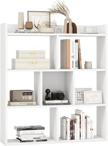 Armoire à CD en bois d'ingénierie noire - Grande étagère et étagère à CD élégante - Étagère polyvalente pour livres et médias