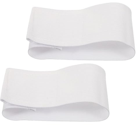Toyvian Brazalete Deportivo para Capitán, 2 Unidades de Nylon para Personalizar, Banda Ajustable para Jugadores de Fútbol en Competiciones y Entrenamientos