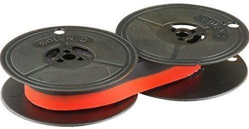 Farbbandfabrik Original Original Stofffarbband für DIN 32755, 53 mm Durchmesser, Schwarz/Rot