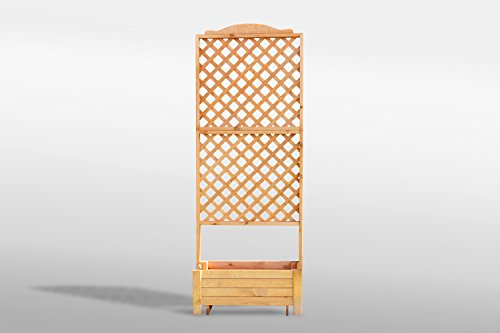 Promadino Rankkasten Romantica 80x210 cm, honigbraun