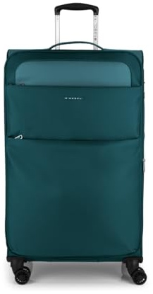 Gabol - Maleta Grande Blanda Expandible Cloud 78x46x30 cm - Peso 3kg con Capacidad de hasta 96,6L - 4 Ruedas Dobles y Cerradura TSA - Diseño Español en EVA Resistente y Flexible - Turquesa