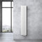 doporro Radiatore Verticale da Bagno 160x31cm, Radiatore a Pannello Termoarredo da Parete e Pavimento in Acciaio, Bianco