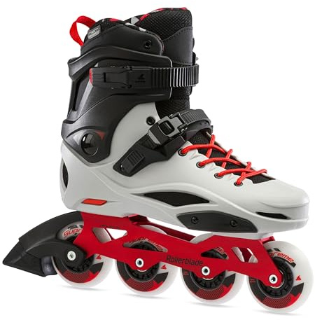 Rollerblade RB PRO X Pattini in linea da uomo, grigio/rosso caldo, in diverse dimensioni