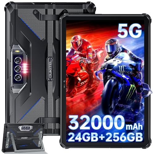 OUKITEL RT7 - Tablette Durci (4G - 10,1'' - 32000mAh - 12/256GB) Black