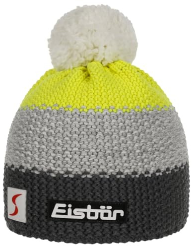 Eisbär Star Skipool Kids Beanie Strickmütze Kindermütze Skimütze Bommelmütze Kinder - Made in Austria mit Futter, Futter Winter Herbst-Winter