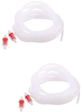 Yardwe Aquaristik Zubehör 2 Stück 5 Zubehör Für Luftpumpen Luftschlauch Für Aquarien Standard-Airline-schläuche Airline-Rohr Luftschlauch Mit 2 Luftventilen Aquarium Wasserlauf
