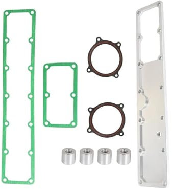 XzwgYlx Eliminación del Calentador de Rejilla de Aluminio con Juntas for DOD Ram 6.7L 2007.5-2018 Piezas de Repuesto