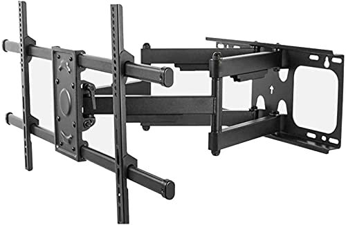 DRFGNF Supporto per TV Supporto da Parete per TV per la Maggior Parte dei televisori da 55-80 Pollici con Braccio di Estensione articolato Girevole e inclinabile per Supporti per TV LCD LED HD e al