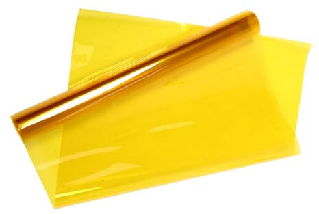 HOMSFOU Fensterglasfolie Sichtschutzfolie Für Buntglas Fensterfolie Vintageschatten Fenstertönung Kunststoff Sonnenschutzfolie Abdeckfolie