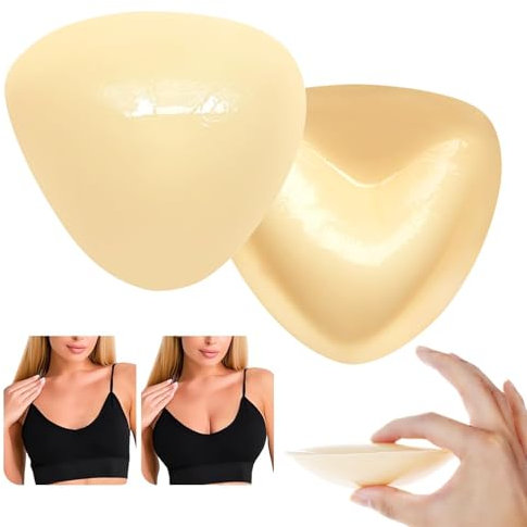 Haokelai Coussinets push-up autocollants pour soutien-gorge push-up, double face, cache-tétons autocollants pour bikini femme, maillot de bain, robe de mariage, 1, 1