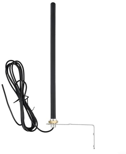 TDCuizent Antenne réceptrice externe longue portée 433 MHz support mural amplificateur de signal avec base en métal pour ouvre-portail intelligent système de télécommande avec câble de 2 m de portée