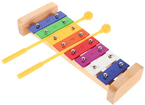 Levemolo Kinderspielzeug Xylophon Töne Holz Metall Klänge Musikinstrument Für Mädchen Ab Jahr Rhythmisches Lernen Und Kognitive Entwicklung Sicher Langlebig Pädagogisch