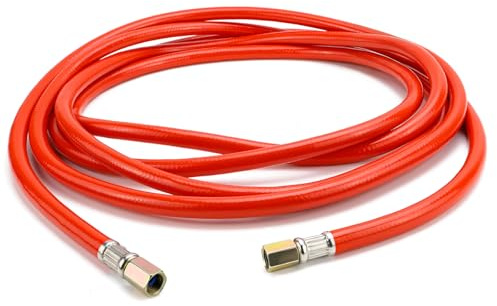 Raxfekro Gasschlauch 5m für Propan und Butan, G3/8'' x G3/8'' Linksgewinde, Winterfest bis -30°C