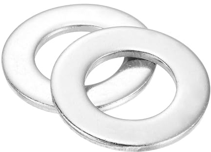 QUARKZMAN 5Pcs Arandelas Planas 3/4 0.812 ID x 1.469 OD x 0.134 Grueso | Acero Inoxidable 304, Para Tornillos Reparaciones Fábricas Cocinas Talleres Y Construcción