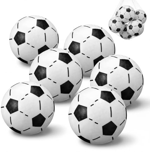 Seenelling 6 Set 8.5 Inch Soccer Dodgeballs Playground Balls Size 5 Bouncy Inflatable Kickballs with Pump for Backyard Beach Swimming Pool Outdoor Sport Gift Party Favors