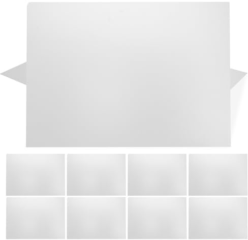OSALADI Película de Transferencia de Calor de Color Claro A4 para Ropa, Material Pet y Pu, 20 Piezas para Proyectos Artísticos y Decoración Personalizada DIY