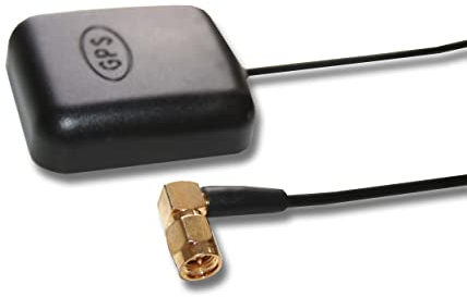 vhbw GPS Antenne für Navi mit SMA-Anschluss - Magnetfuß, 5 m, Schwarz