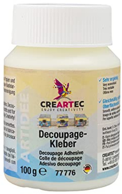 Creartec - Colla per decoupage, ideale per lavori di bricolage, 100 g, made in Germany