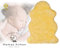 Lammfell geschoren 80-90 cm echtes Merino Lammfell Krabbelunterlage Buggy Kinderwagen Babybett superweich schadstoffarm chromfrei Babyfell Schaffell Premium Qualität Naturform waschbar
