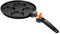 Tescoma Sartén 4 Círculos, Acero Inoxidable, Negro, 24 cm