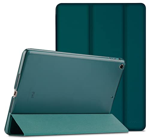 ProCase Smart Case for iPad 6th/iPad 5th Generation/iPad 9.7 Inch Case 2018 2017(Model: A1893 A1954 A1822 A1823), Ultra Slim Lightweight Stand Case with Translucent Frosted Back -Emerald