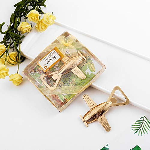 Abrebotellas de Avión | Decoración de Aviónes | Regalo de Cumpleanos para Veteranos Pilotos Entusiastas de Viajar o Amadores de Aviación | Una Caja de Regalo Adorable | Novedad (Avion)