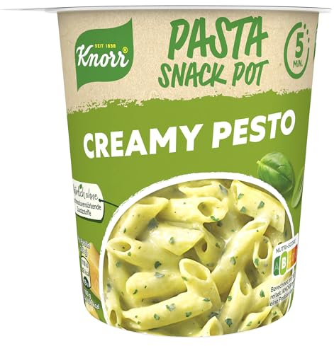 Knorr Pasta Pot Creamy Pesto leckere Instant Nudeln fertig in nur 5 Minuten 68 g