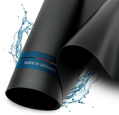 Sika Premium PVC Teichfolie schwarz (0,5 mm, 2 m x 2 m) - UV-beständig, geeignet als Hochbeet Folie wasserdicht