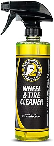 ExoForma Wheel & Tire Cleaner - Removes Built-Up Brake Dust, Dirt & Grime - Improves Dressing Performance - 2-in-1 Formula - Chosen by Pros (16 FL Oz)