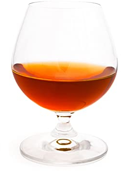 Topkapi 44525 Petite - Set di 6 bicchieri da cognac da 250 ml, lavabili in lavastoviglie, eleganti e resistenti, trasparenti