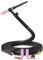 MELTSTAR WIG-Schweißbrenner WP17V SR17V,Lift-Gasventil-regulierbarer Tig-Brenner 4 Meter, 150 Ampere, luftgekühlt, mit Maschinenanschluss SK25(9mm) Dorn, rechte Seite mit M16x1.5 Gasanschlussgewinde
