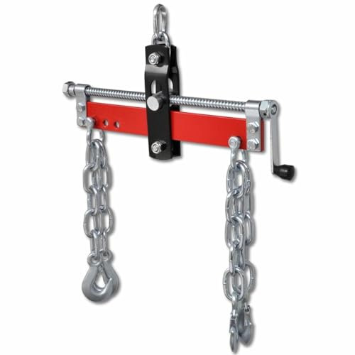 JUNZAI Motor Leveler mit Griff 900 kg für Shop-Kran, Motorkran, Motorheber, Traverse, Werkstattkran, Motorständer, Motorbrücke, Fangkranmaschine