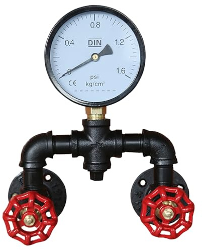 Vinbcorw Industrial deko garderobenhaken vintage,Kleiderhaken Garderobenhakens Vintage Hängende Haken Garderobenhaken Industrie Retro Kleiderhaken Hut Eisenrohr Wandhalterung für Antike Wohnkultur,A1