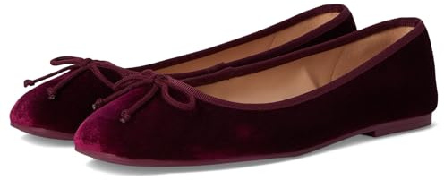 Cole Haan Women's Yara Soft Ballet Flats, Wine Velvet, 9-B US