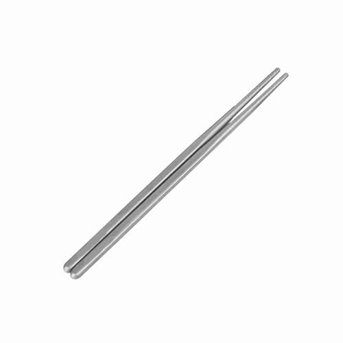 Hohle Essstäbchen, Leichtes und Tragbares Set mit Tragetasche, Umweltfreundliches Campingbesteck für Sushi, Nudeln oder Reis (230mm)