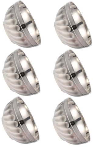 MAGICLULU Confezione Da 6 Ciotole in Acciaio Inossidabile - Isolate Termicamente Versatili Per Casa Cucina E Catering