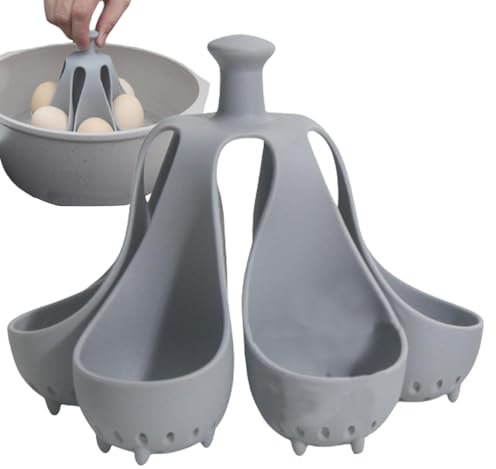 Gadget per bollire le uova in silicone, Portauova in silicone per uova in camicia, Portauova sode, Cuociuova sode in silicone, Scatola di immagazzinaggio creativa per uova, Porta uova sode