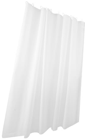 Amosfun Cortina De Ducha De Baño Cortina De Ducha De Color Sólido Peva Resistente Al Agua Decoración De Baño
