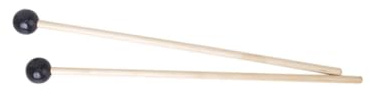 TOYANDONA Glockenspielschlägel mit Gummikopf Schwarz aus Birke und Gummi Griff ca Kopf Ø für Glockenspielstabdarbietungen mit Angenehmem Klang