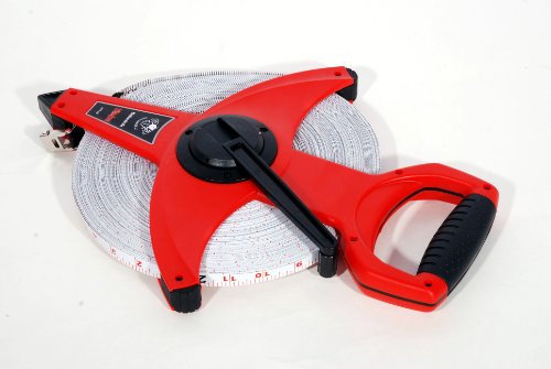 MAßBAND Rollbandmaß 100-METER Länge mit Kurbel in TOP QUALITÄT