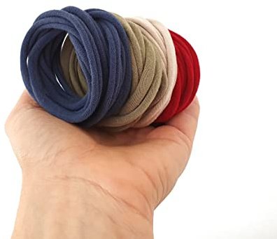Andrea Traub - FASHION 5er Paket Armband Wickelarmband Stoff handgefertigt in Wunschfarben unisex Freundschaftsarmbänder Freundschaftsbänder individuelle Geschenke für Freunde