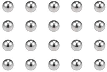 sourcing map 1/8-inch Bearing Balls 440C Stainless Steel G25 Precision Balls 100pcs
