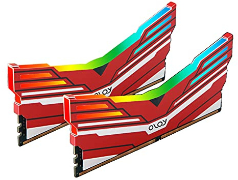 OLOy - Memoria RAM DDR4, Warhawk Sync, 16 GB (2 x 8 GB, 3200MHz, CL16, 1,35 V, 288 Pines, UDIMM de Escritorio (MD4U0832160BC0DA)