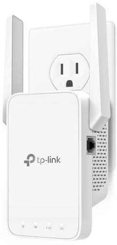 TP-Link AC1200 WiFi Extender, 2023 Engadget Best Budget Pick, 1.2Gbps Signal Booster for Home, Dual Band 5GHz/2.4GHz, Covers Up to 1500 Sq.ft and 30 Devices,Support Onemesh, One Ethernet Port (RE315)