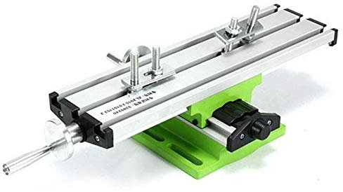 JIXIN Mini Table De Travail De Fraiseuse De Précision, Table De Travail Multifonctionnelle De Montage D'étau De Perceuse, Tables Croisées Composées Portatives