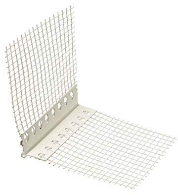 10 x Handelskönig Gewebeeckwinkel mit Abzugskante rund je 200 cm = 20 m Eckwinkel Putzwinkel Putz Fassade Gewebe Armierung Gewebewinkel