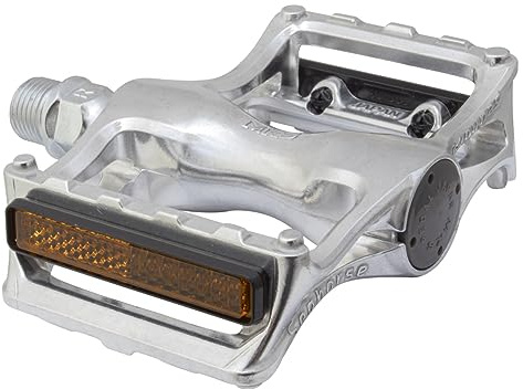 MKS (Mikashima Seisakusho) Bicycle Pedal, Seahorse Silver