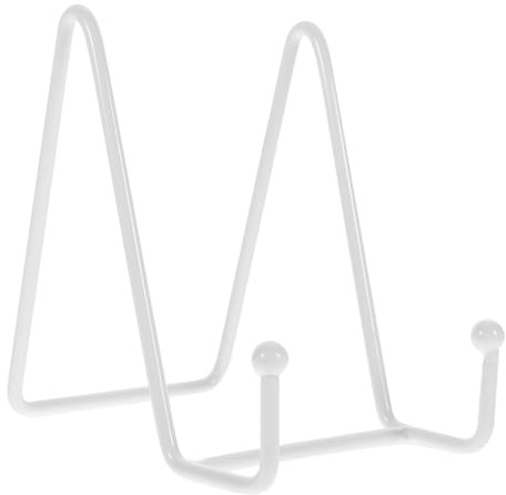 AOKWAWALIY Support De Cadre Photo En Métal 4.13 Pouces Chevalet Stable Pour Assiette Cadre Livre Présentoir Polyvalent Décoration Maison Bureau