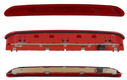 HZ-DESIGN Bremslicht 3. Bremsleuchte für Heckklappe in Rot kompatibel mit VW Golf V, Passat, Golf 5 Plus, Tiguan 5N
