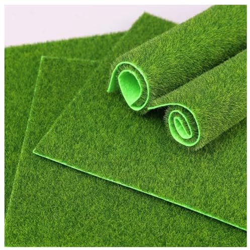 Erba Sintetica Tappeto Erboso Artificiale Erba Finta Prato Sintetico Da Giardino, Prato Artificiale Per Esterni, Perfetto Per Aree Gioco, Terrazzi, Cortili E Campi Da Calcio, Resistente E Pratica(1x2m